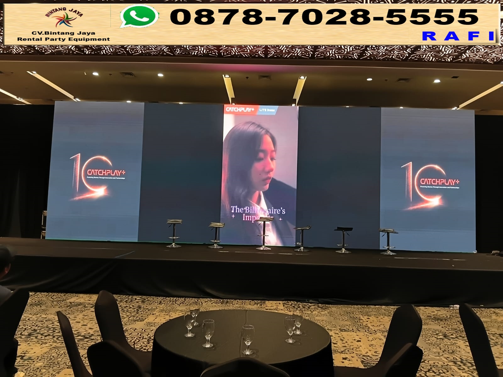 Sewa Backdrop Dan Flooring Event Sugity Cikarang