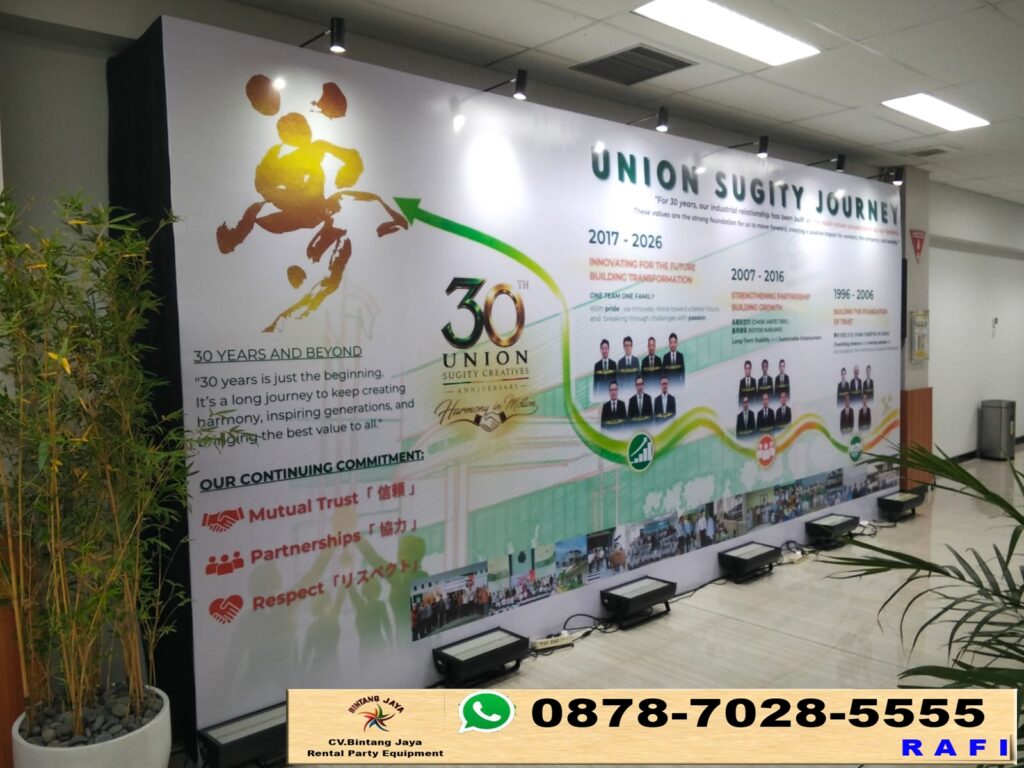 Sewa Backdrop Dan Flooring Event Sugity Cikarang