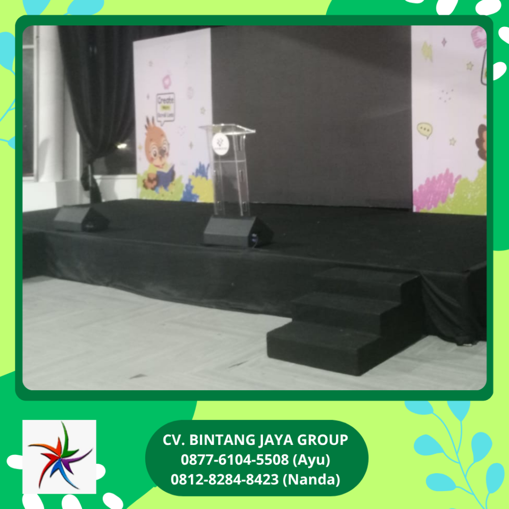 Sewa Panggung, Podium,Kursi,Meja,Alas Duduk Jakarta