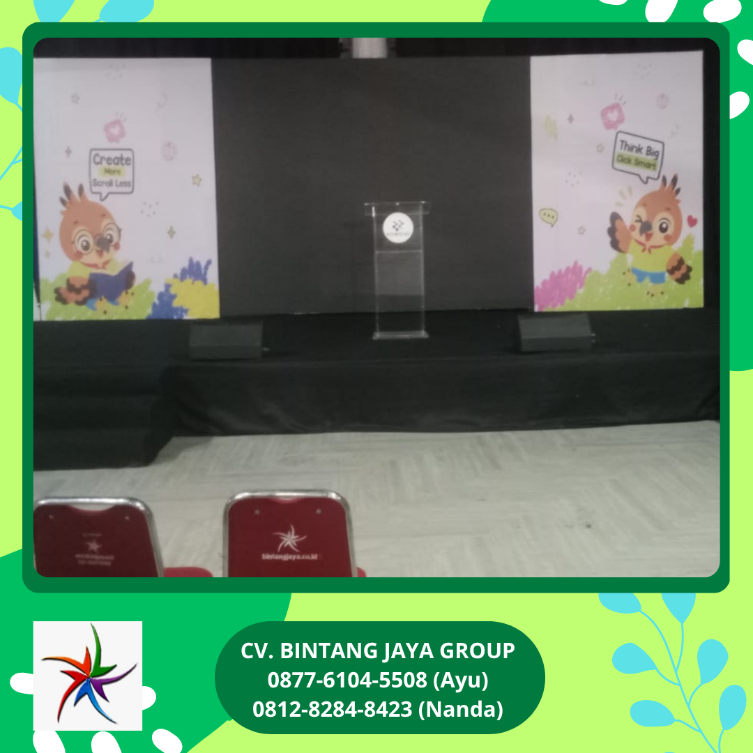 Sewa Panggung, Podium,Kursi,Meja,Alas Duduk Jakarta
