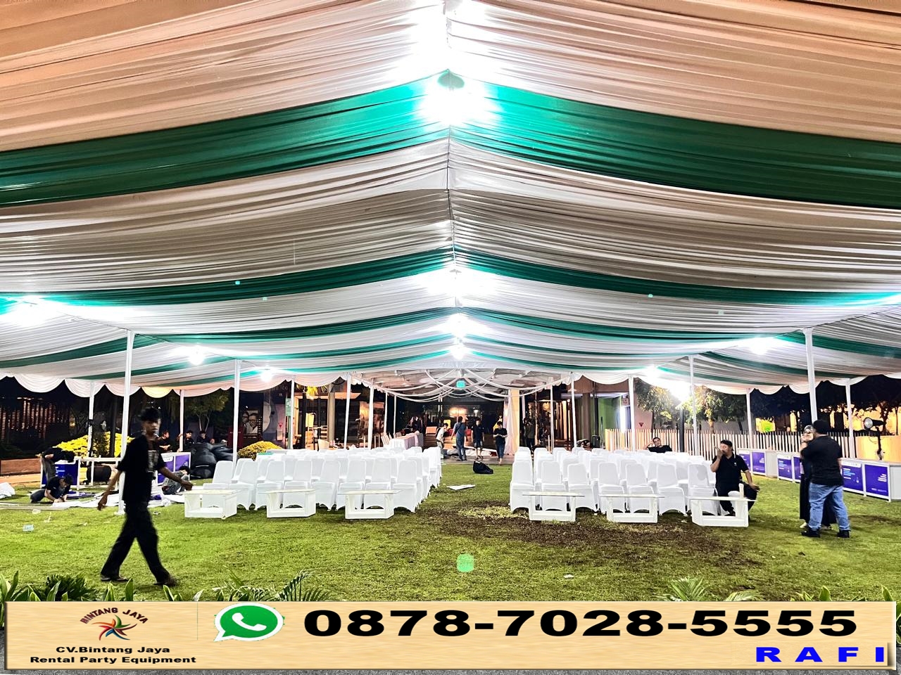Sewa Tenda Hanggar Dekorasi Serut Kuningan Jaksel