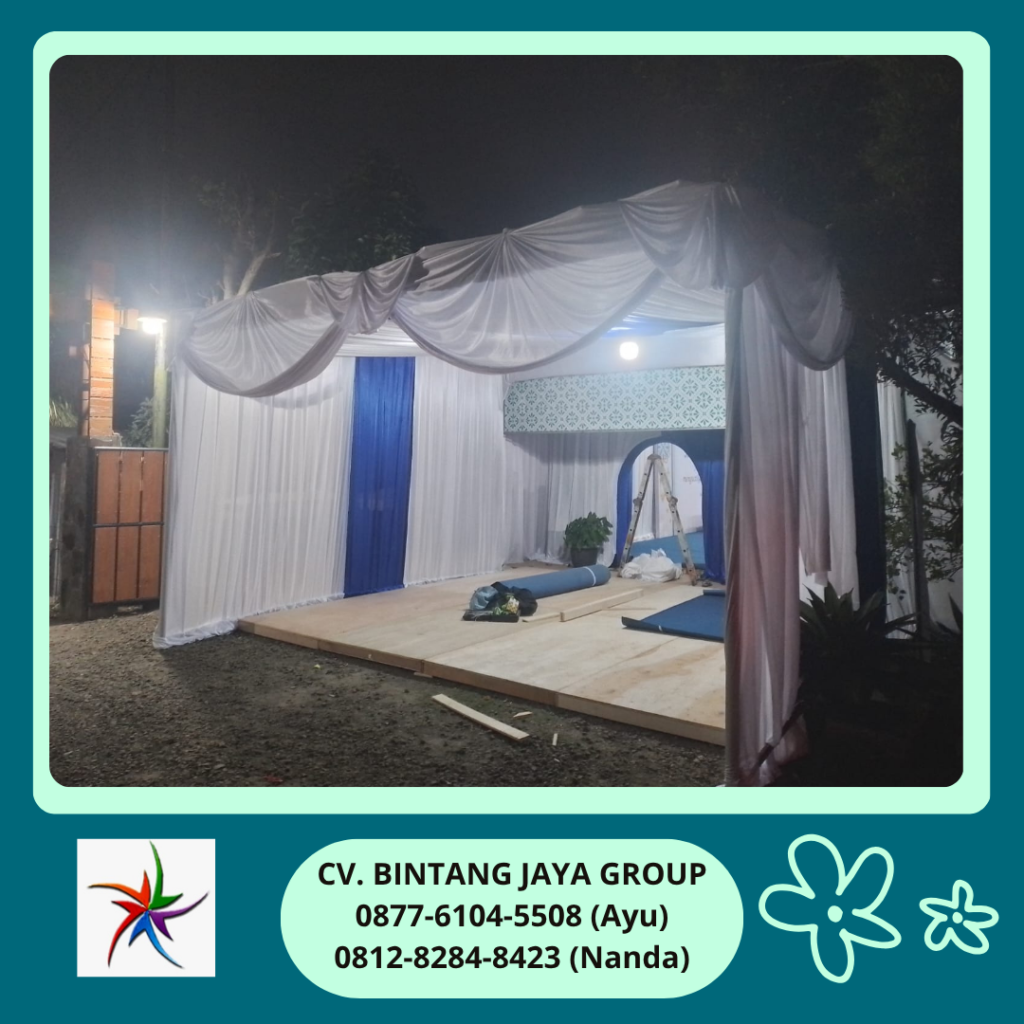 Sewa Tenda,Backdrop,Flooring,Kipas Misty Jakarta