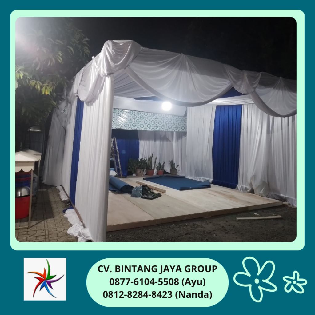 Sewa Tenda,Backdrop,Flooring,Kipas Misty Jakarta