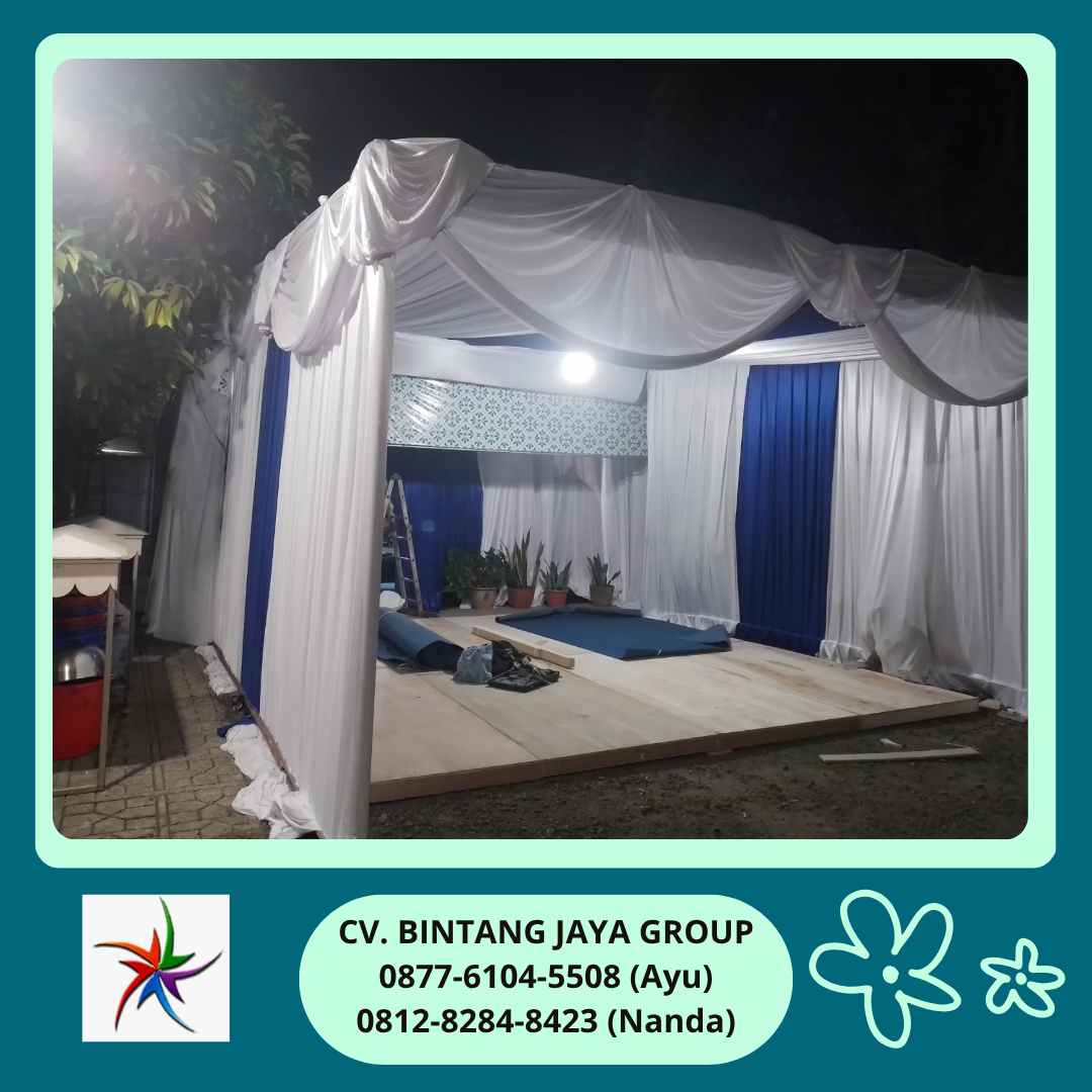 Sewa Tenda,Backdrop,Flooring,Kipas Misty Jakarta