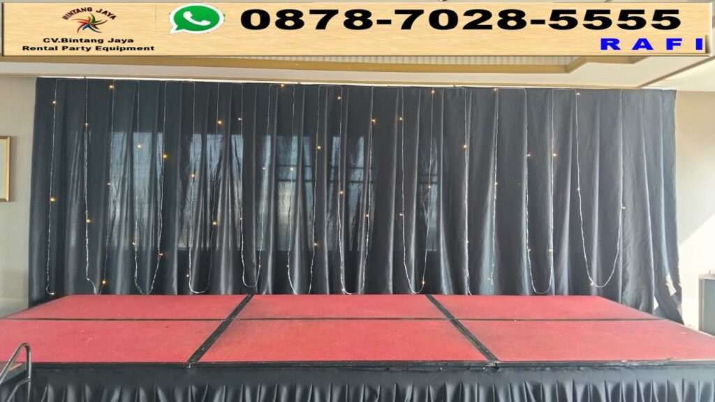 Sewa Tirai Hitam Star Light Gatot Subroto Jakpus