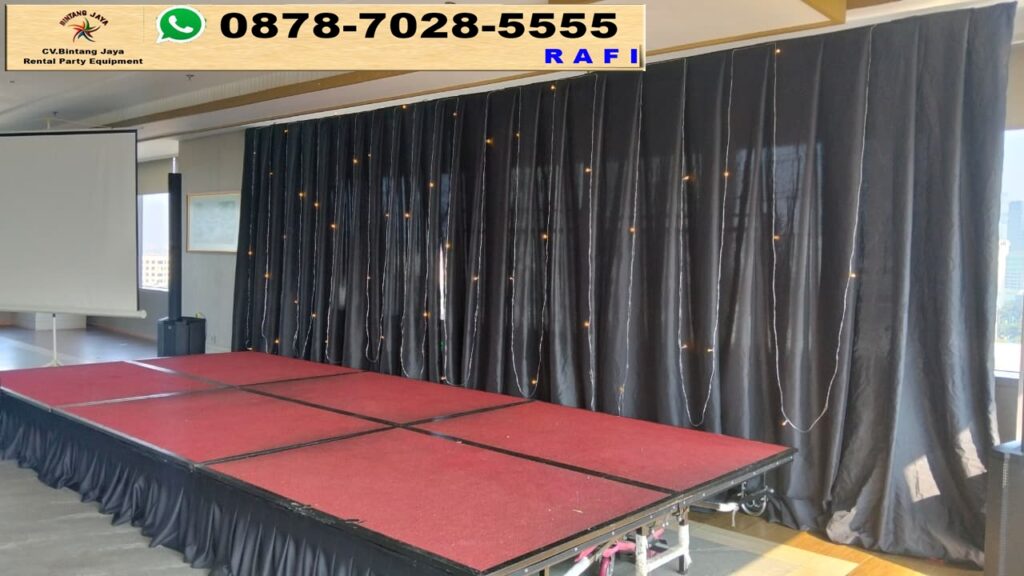 Sewa Tirai Hitam Star Light Gatot Subroto Jakpus