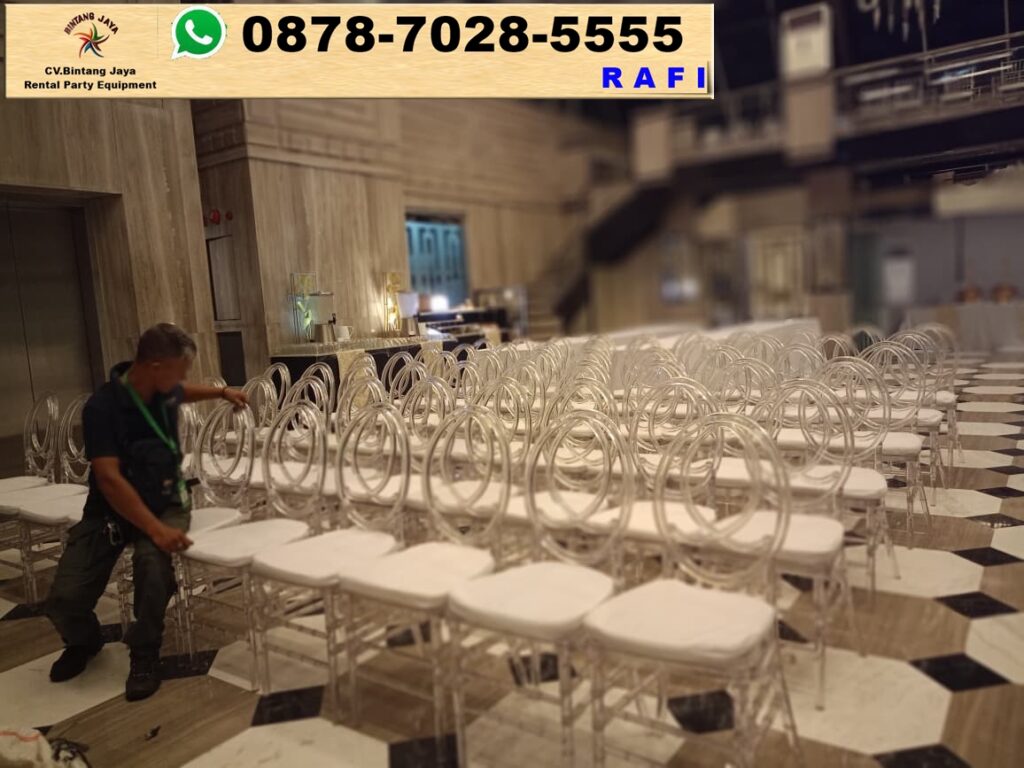 Jasa Sewa Kursi Olivia Acrylic Dan Meja Kotak Di Bogor