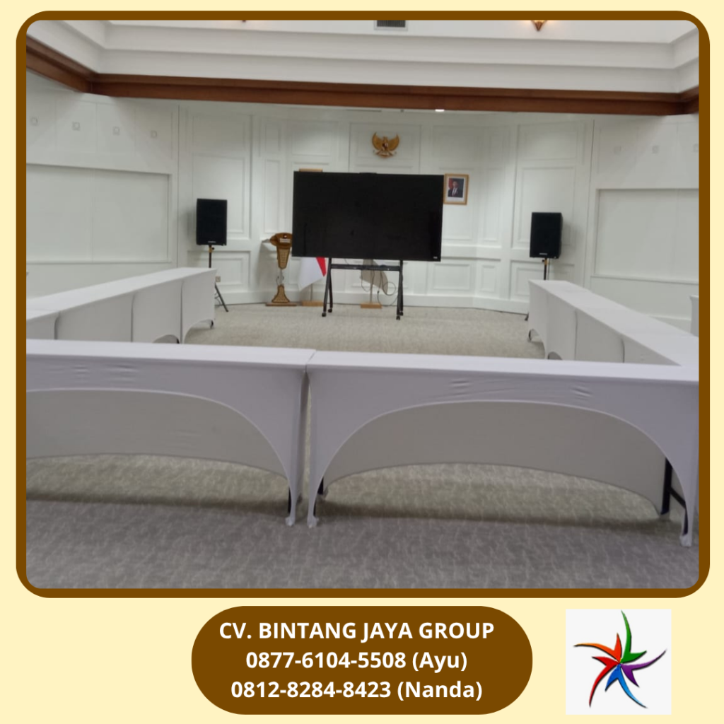 Rental Ibm Table, Meja Persegi Panjang Ukuran 45x180 cm Jakarta