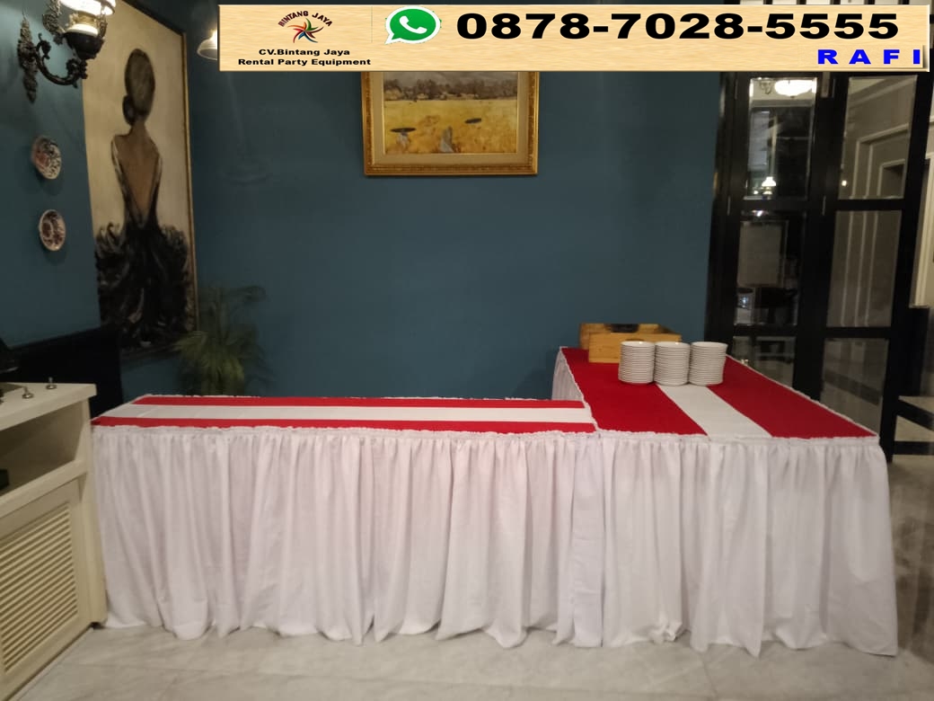 Rental Meja Kotak, Tenda Dan Barstool Tangerang 0878-7028-5555