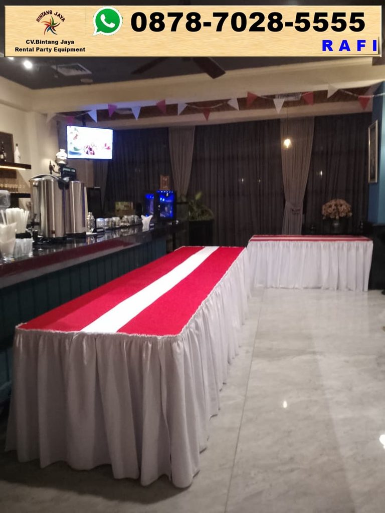 Rental Meja Kotak, Tenda Dan Barstool Tangerang 0878-7028-5555