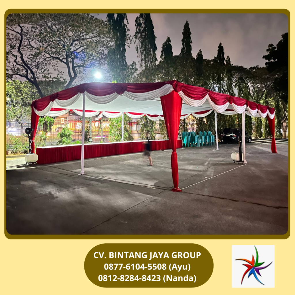 Rental Tenda Plafon Untuk Panggung HUT RI 81 Cikarang