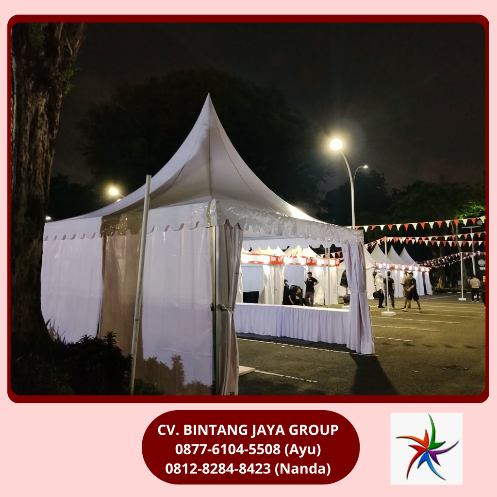 Rental Tenda Sarnafil Putih Event Senayan Jakarta Pusat 0877-6104-5508