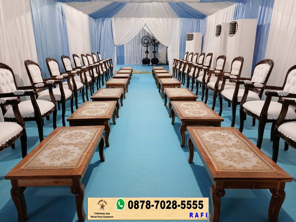 Sewa Kursi Vip Kayu Dan Meja Vip Kayu Event Di Manggarai