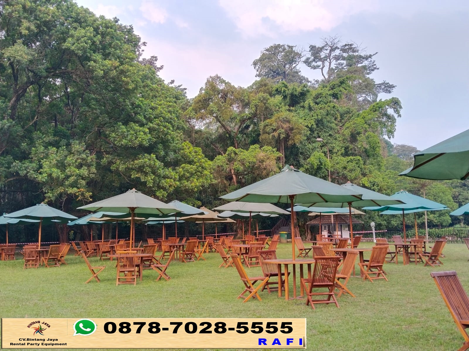 Sewa Meja, Kursi Dan Tenda Parasol Bogor 0878-7028-5555