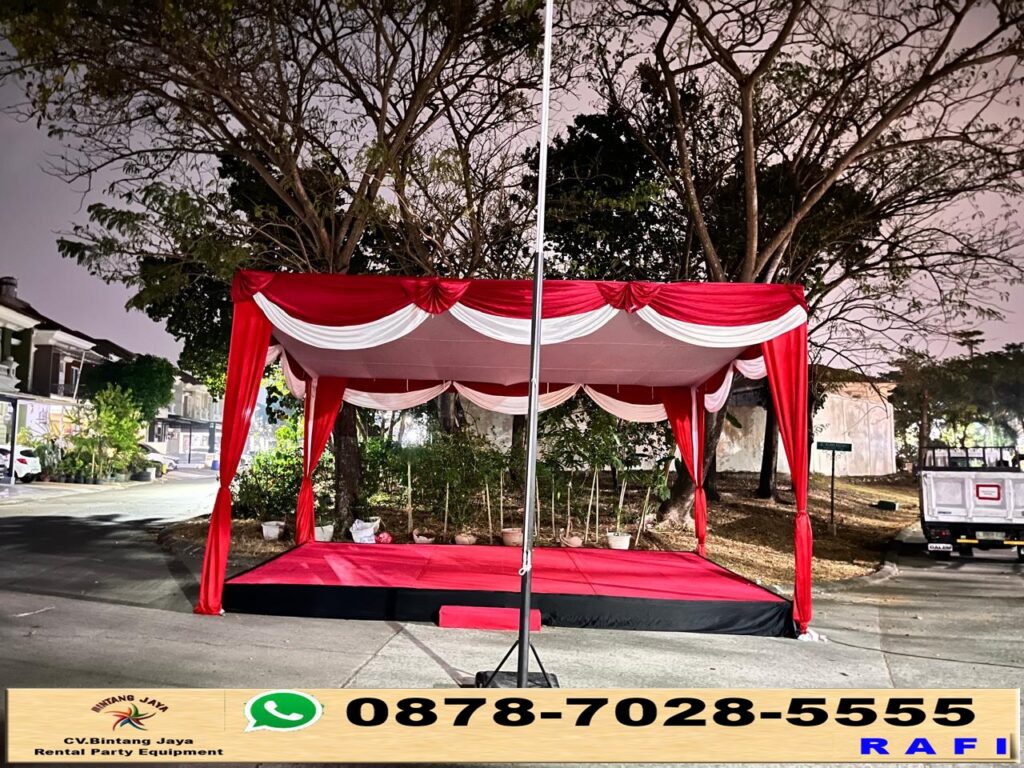 Sewa Tenda Panggung Merah Putih Jakarta 0878-7028-5555