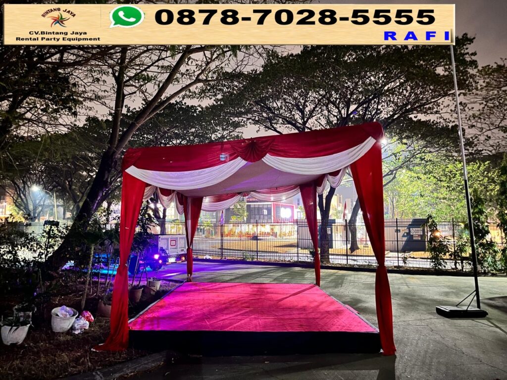 Sewa Tenda Panggung Merah Putih Jakarta 0878-7028-5555