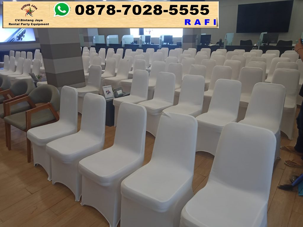 Pusat Sewa Futura Kursi Stainless Sarung Putih Event Samsung Store 0878-7028-5555