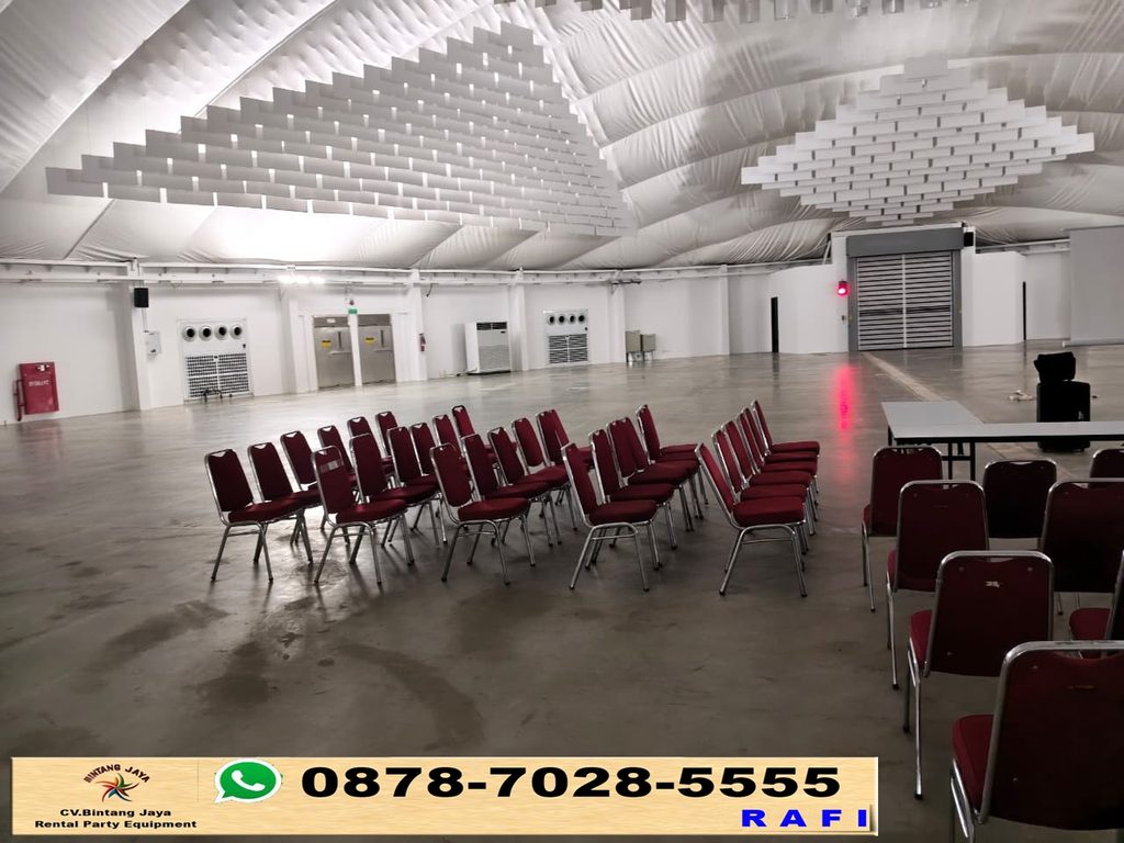 Rental Kursi Futura Merah Tanpa Cover Jakarta