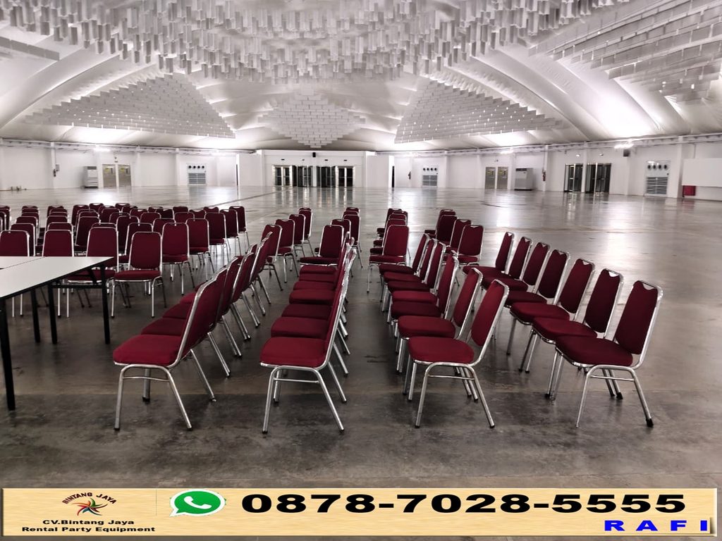 Rental Kursi Futura Merah Tanpa Cover Jakarta