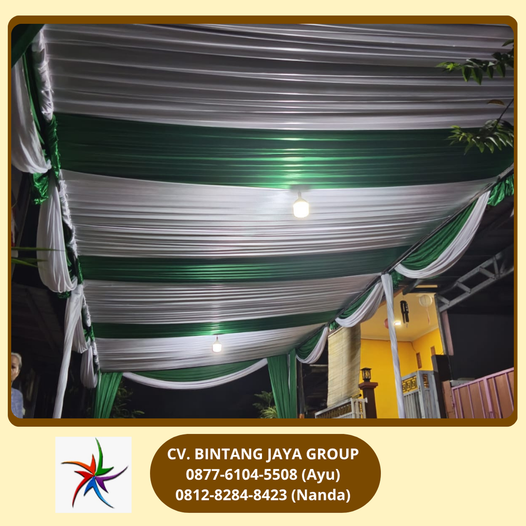 Rental Tenda Dekorasi Serut Tangerang 0819-4713-6526