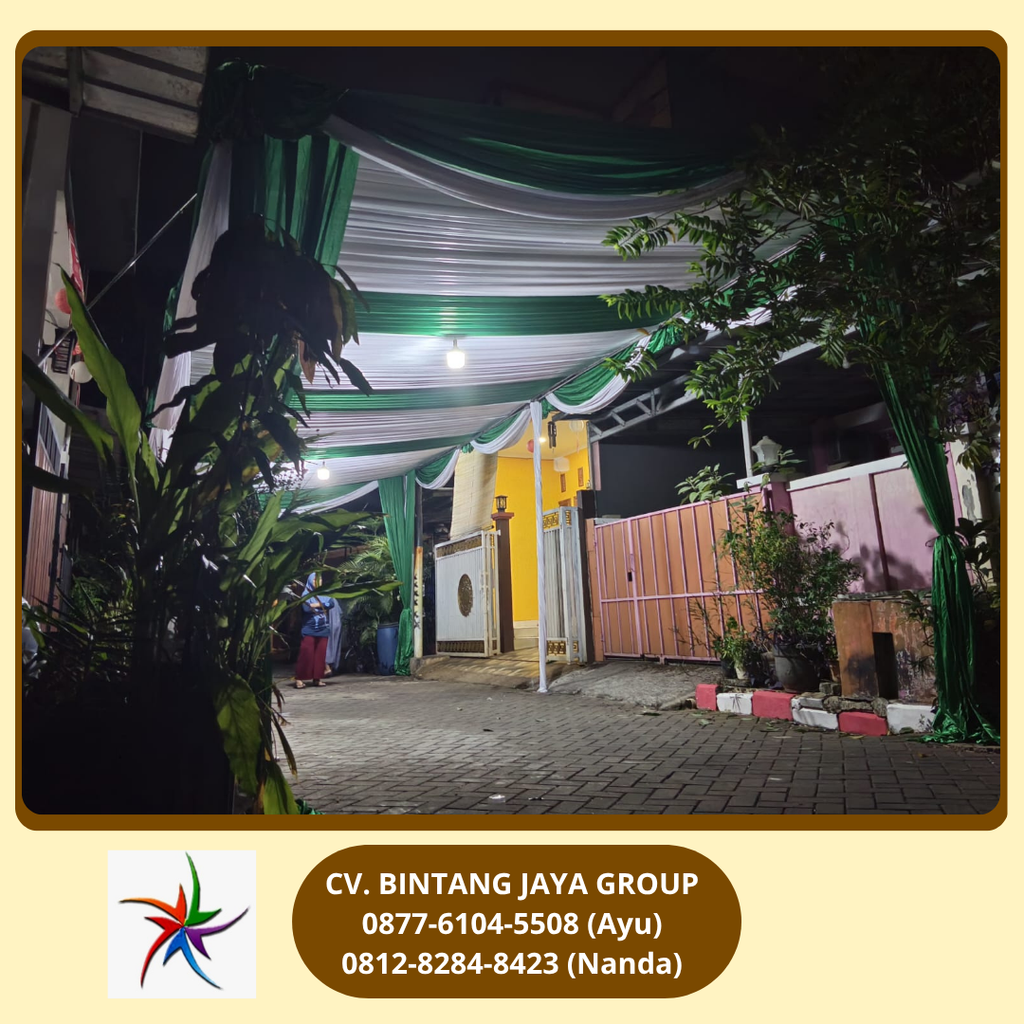 Rental Tenda Dekorasi Serut Tangerang 0819-4713-6526
