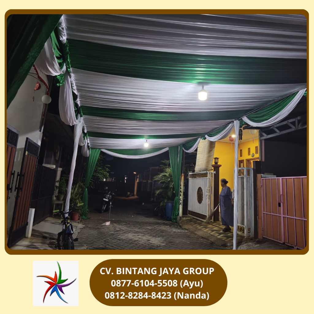 Rental Tenda Dekorasi Serut Tangerang 0819-4713-6526