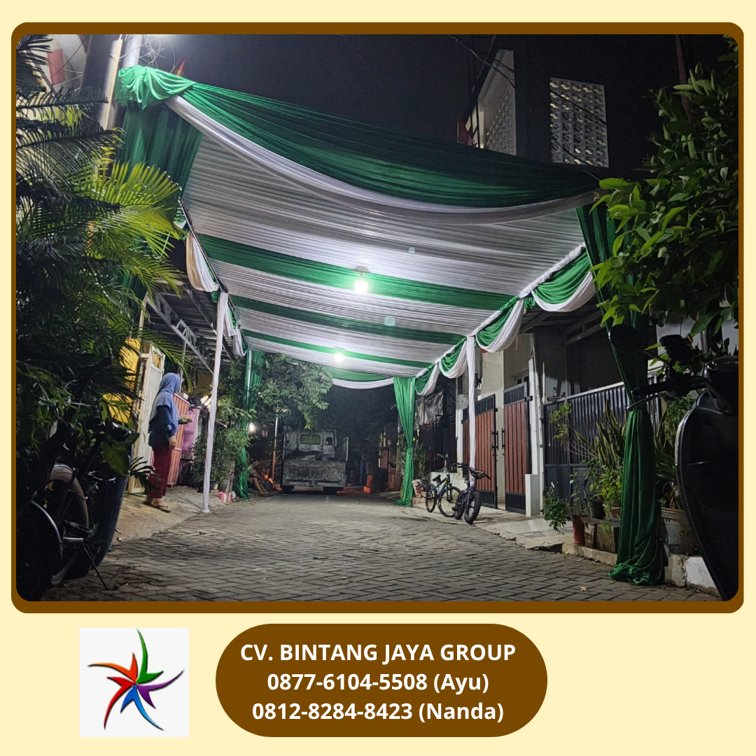 Rental Tenda Dekorasi Serut Tangerang 0819-4713-6526