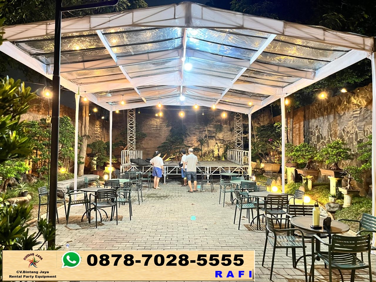 Rental Tenda Hanggar Transparan Tangerang 0878-7028-5555