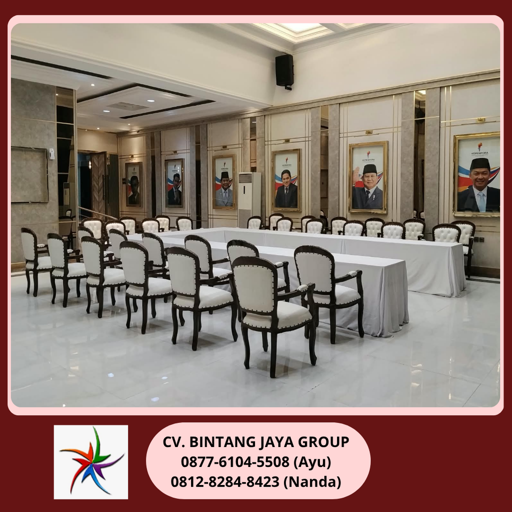 Rental VIP Arm Chairs Tangerang Selatan 0877-6104-5508