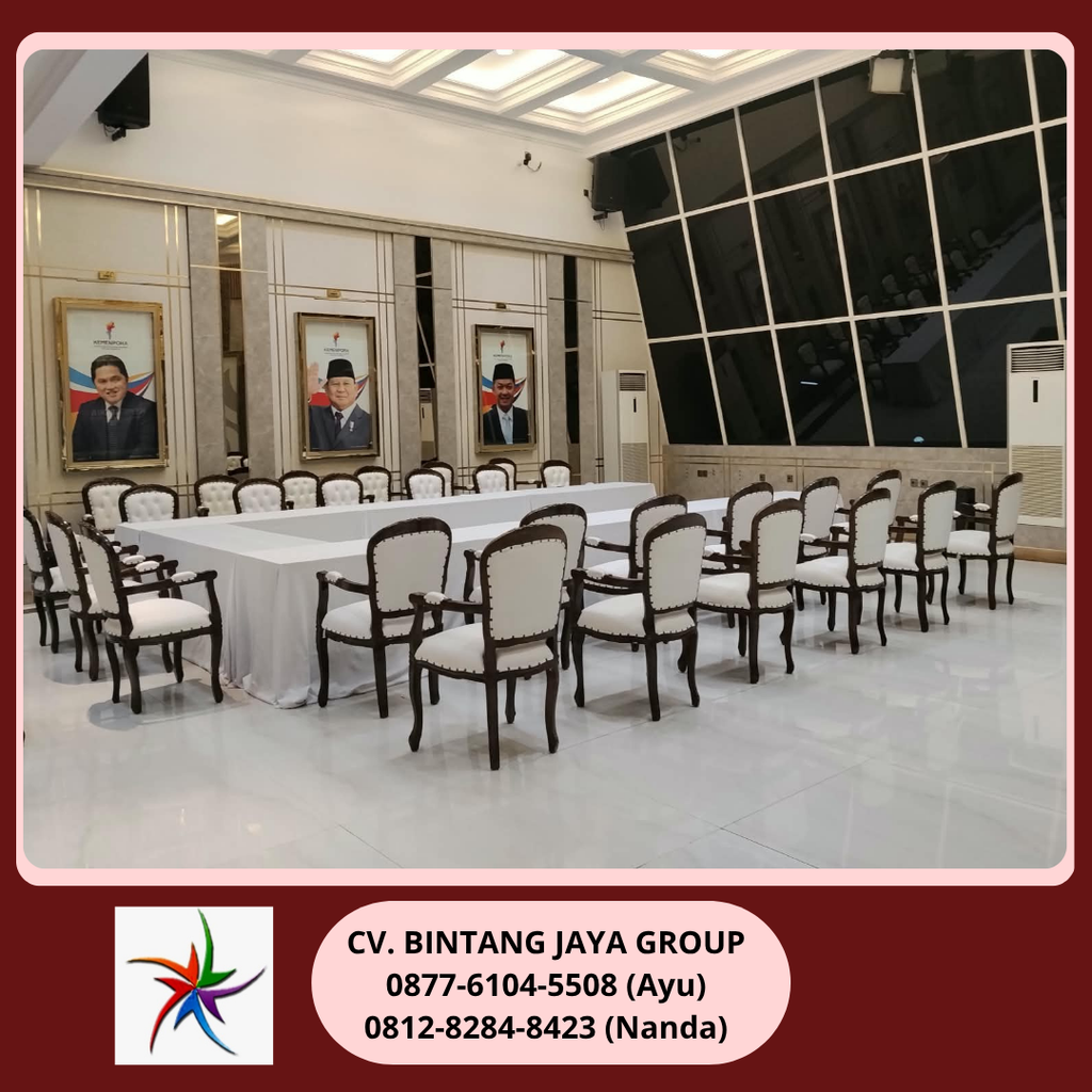 Rental VIP Arm Chairs Tangerang Selatan 0877-6104-5508
