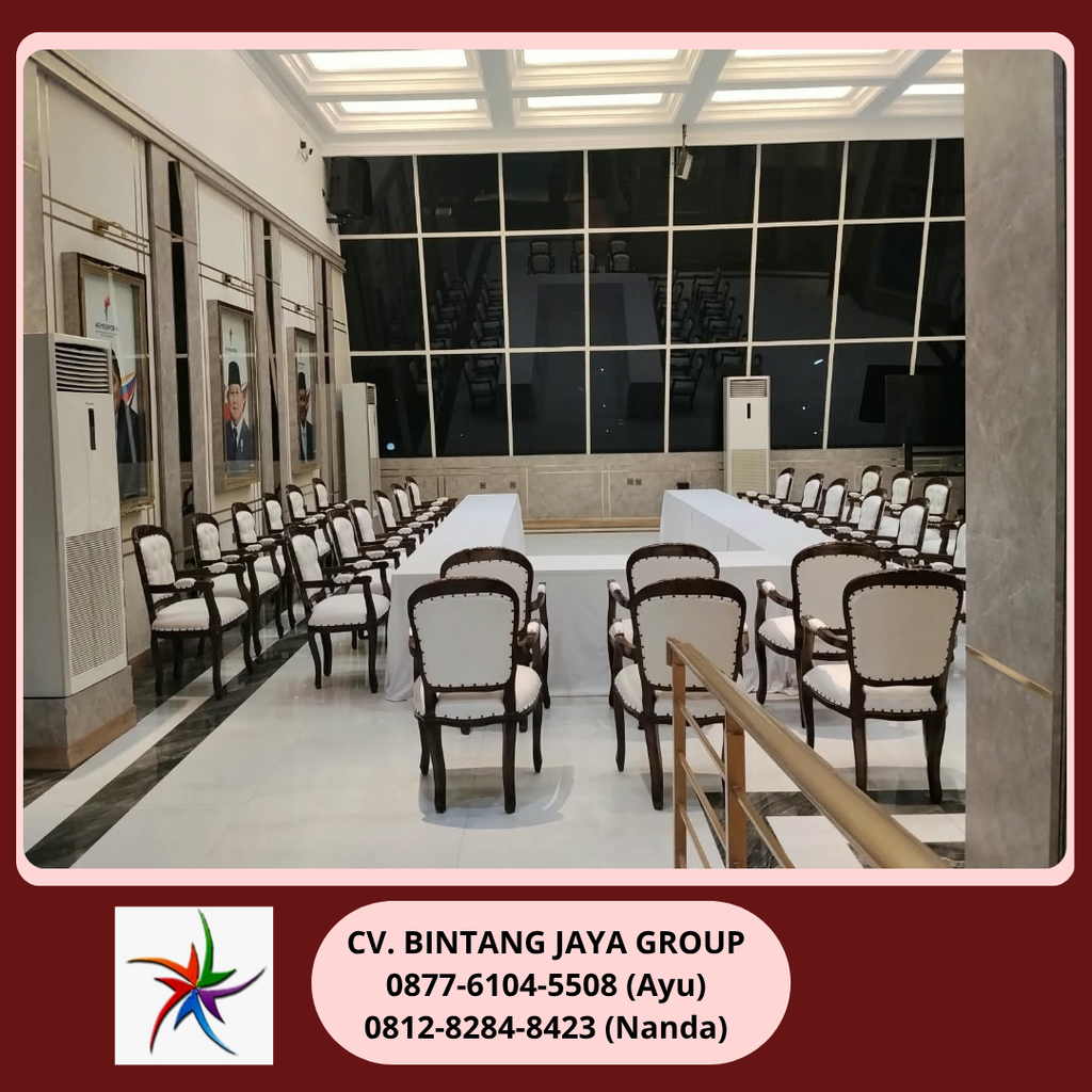 Rental VIP Arm Chairs Tangerang Selatan 0877-6104-5508