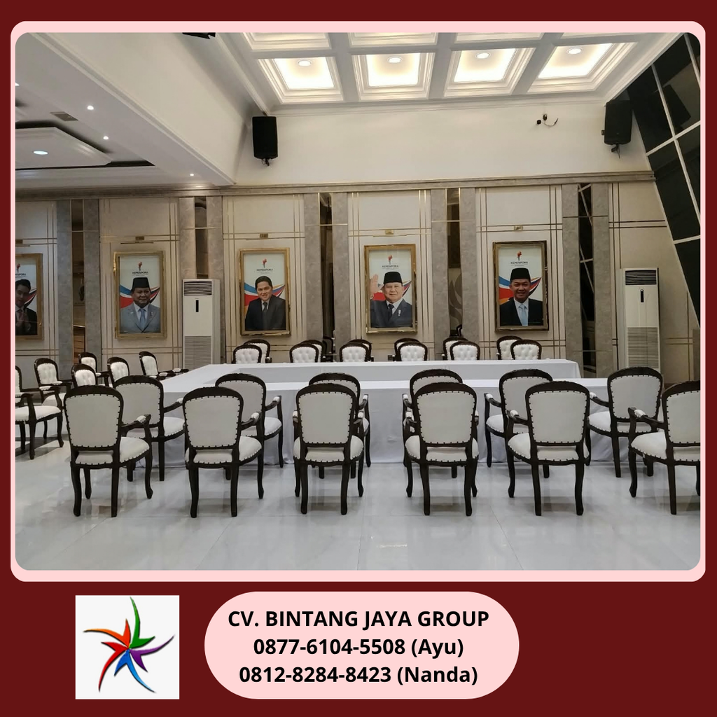 Rental VIP Arm Chairs Tangerang Selatan 0877-6104-5508