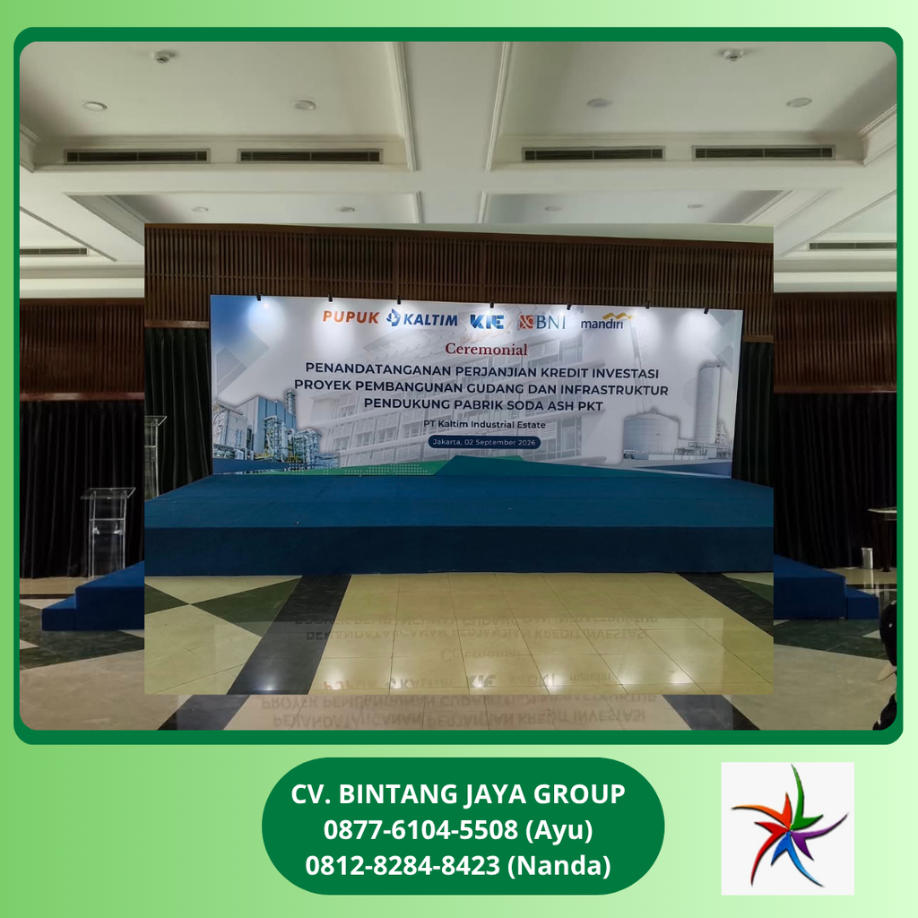 Sewa Backdrop Dan Panggung Bekasi 0878-8012-5555