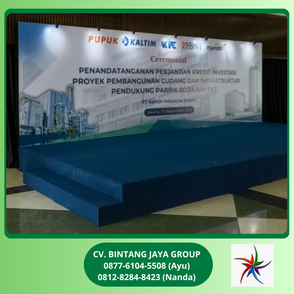 Sewa Backdrop Dan Panggung Bekasi 0878-8012-5555
