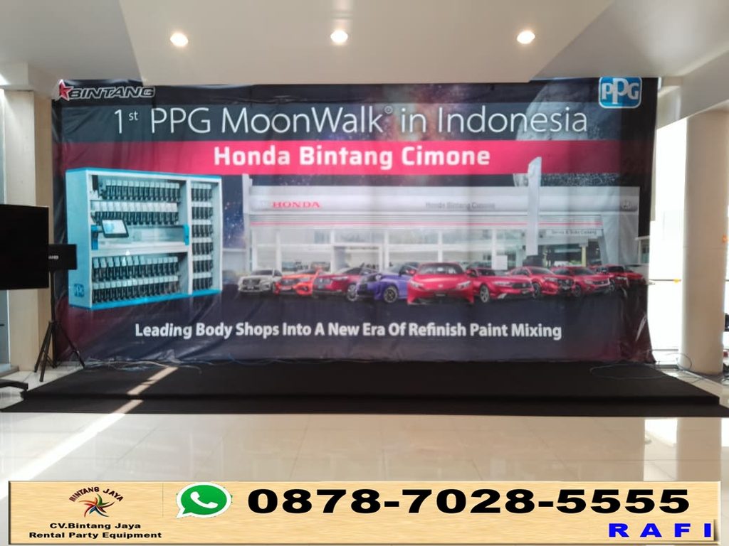 Sewa Backdrop Lampu Spot Light Jakarta 0878-7028-5555