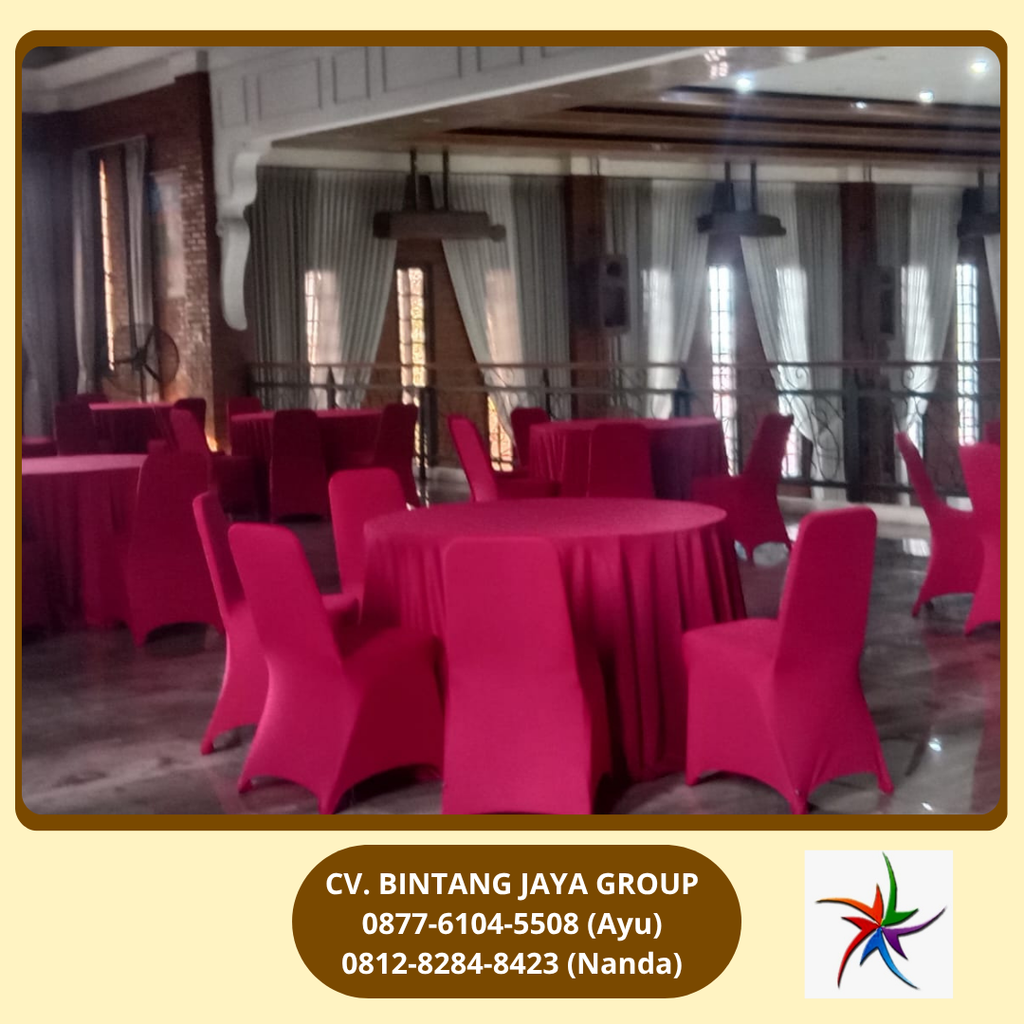 Sewa Meja Bulat Dan Kursi Futura Cover Jakarta 0819-4713-6526