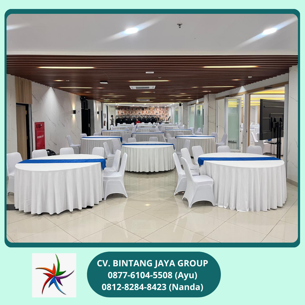 Sewa Meja Bulat Jakarta 0878-8012-5555