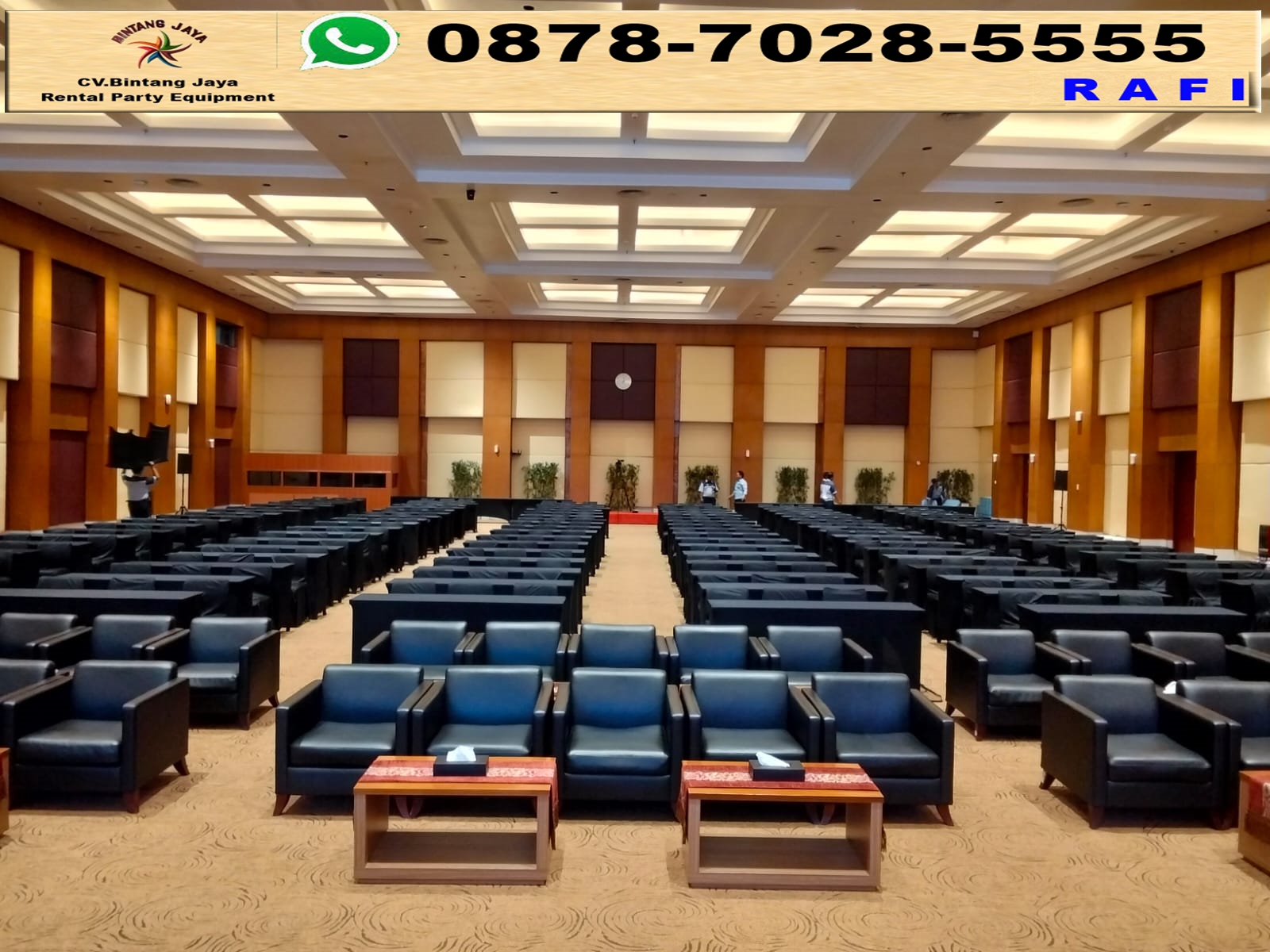 Sewa Meja IBM Taplak Hitam Ketat Jakarta 0878-7028-5555