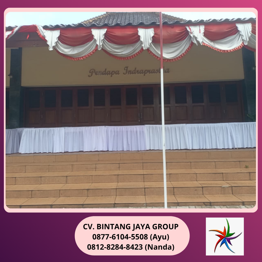 Sewa Meja Kotak Taplak Skirting Putih Cikarang 0878-8012-5555