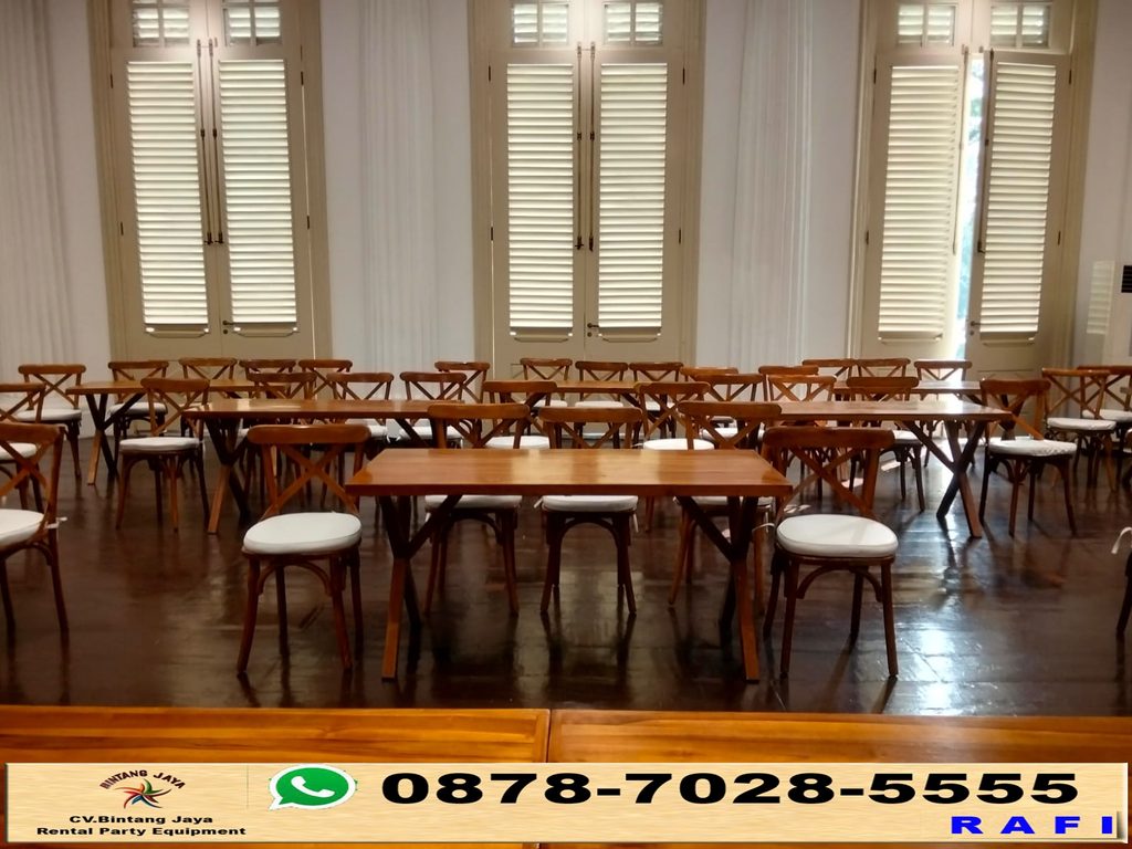 Sewa Meja Taman Dan Cross Back Area Tangerang 0878-7028-5555
