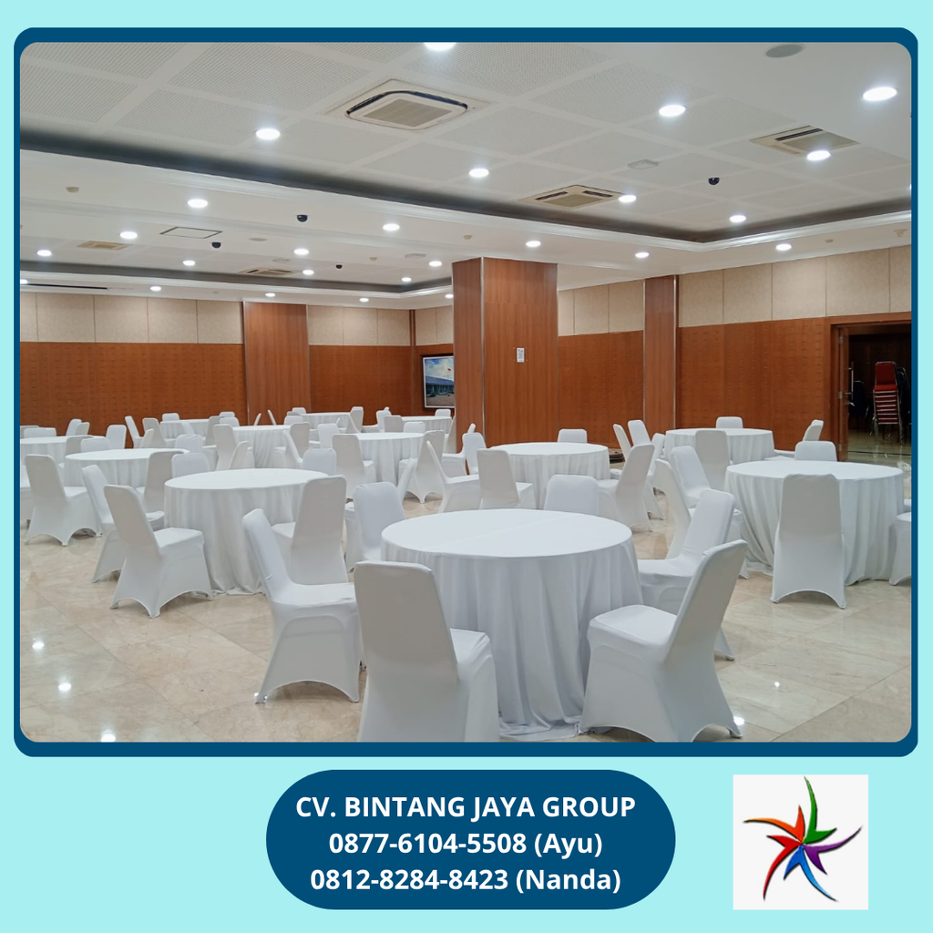 Sewa Meja kursi Full Cover Jakarta 0878-8012-5555