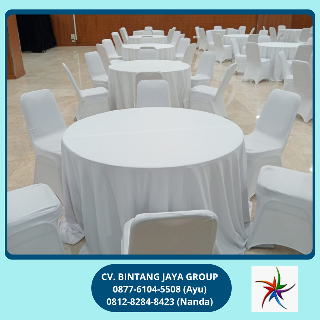 Sewa Meja kursi Full Cover Jakarta 0878-8012-5555
