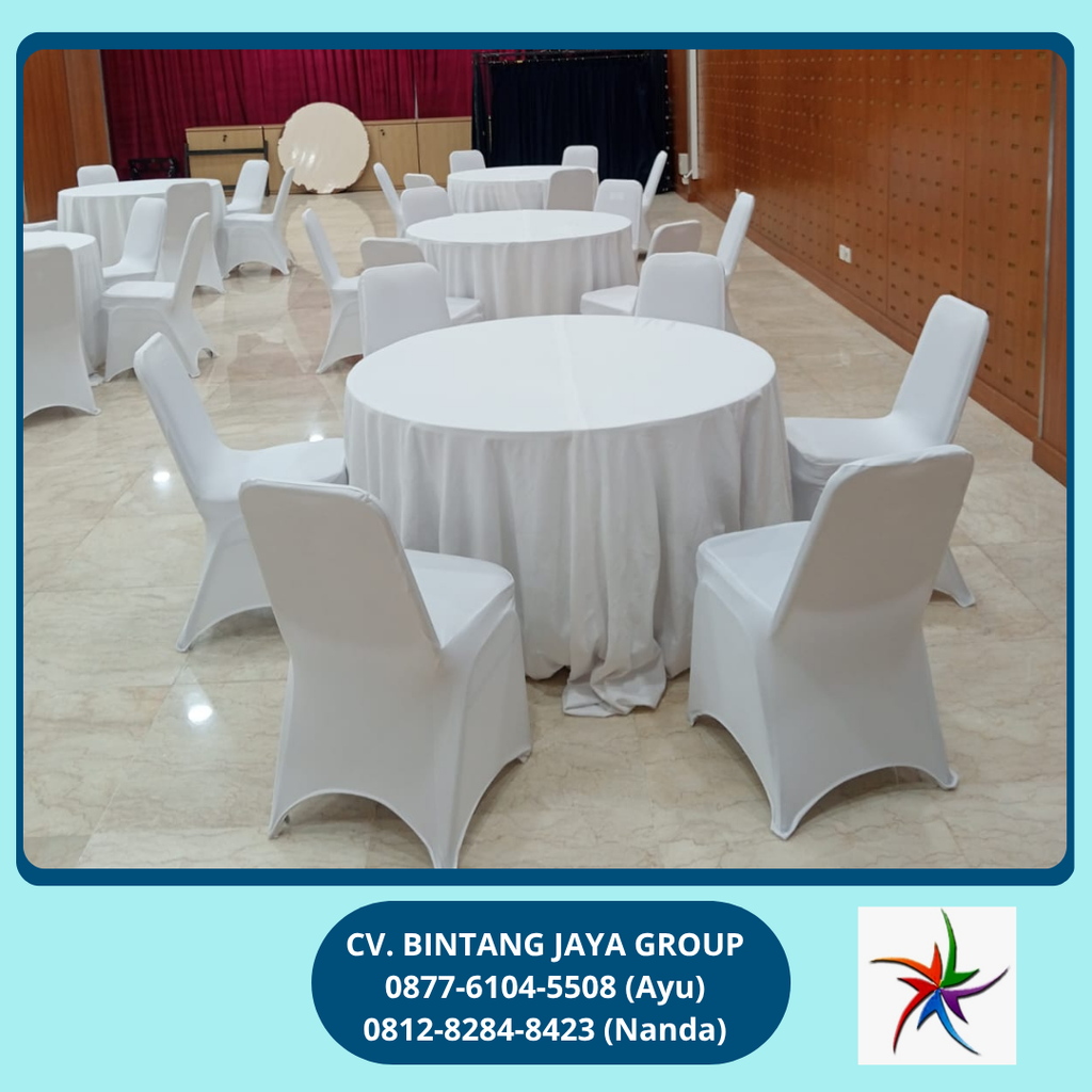 Sewa Meja kursi Full Cover Jakarta 0878-8012-5555