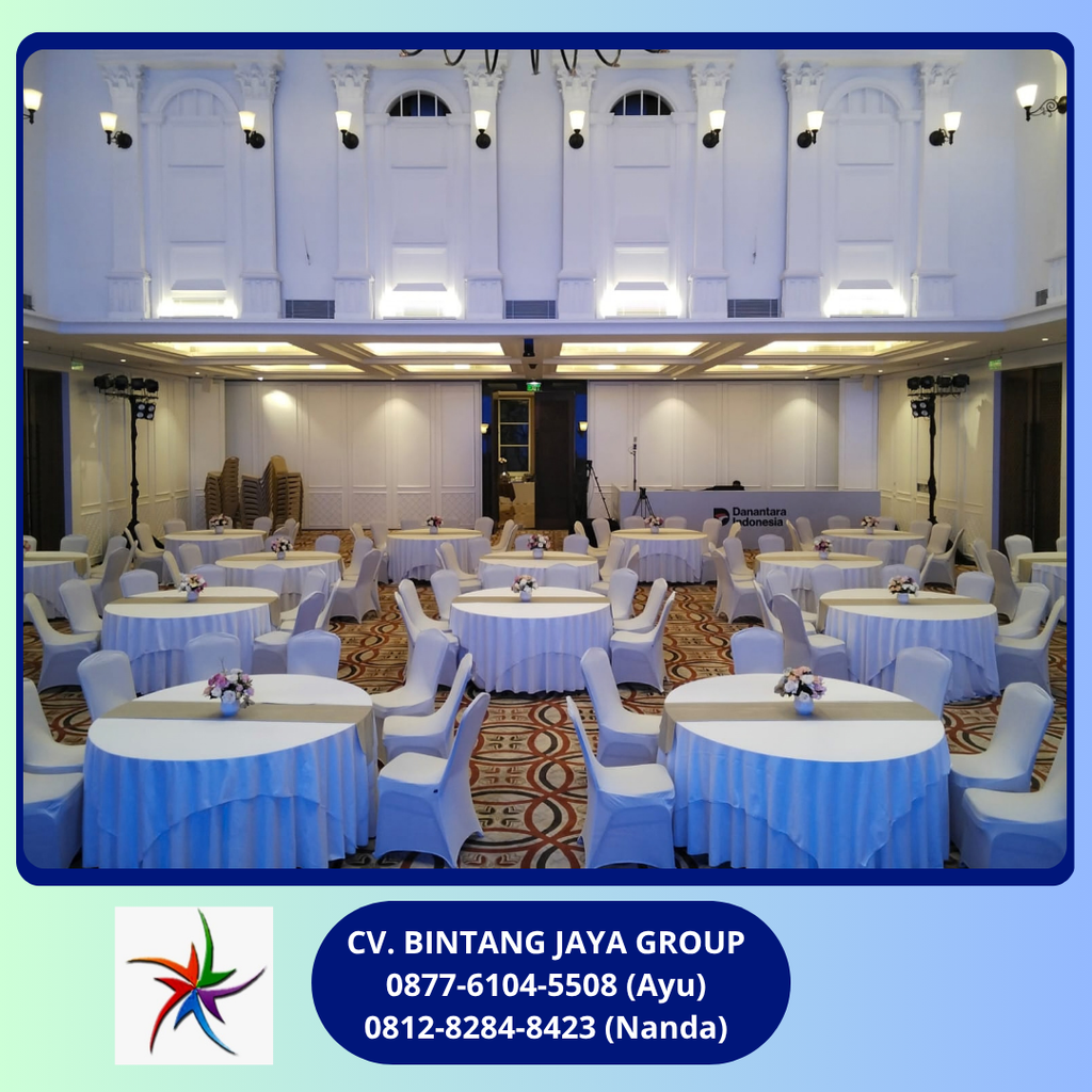 Sewa Meja,Kursi Dan Cover Event Danantara 0812-8284-8423