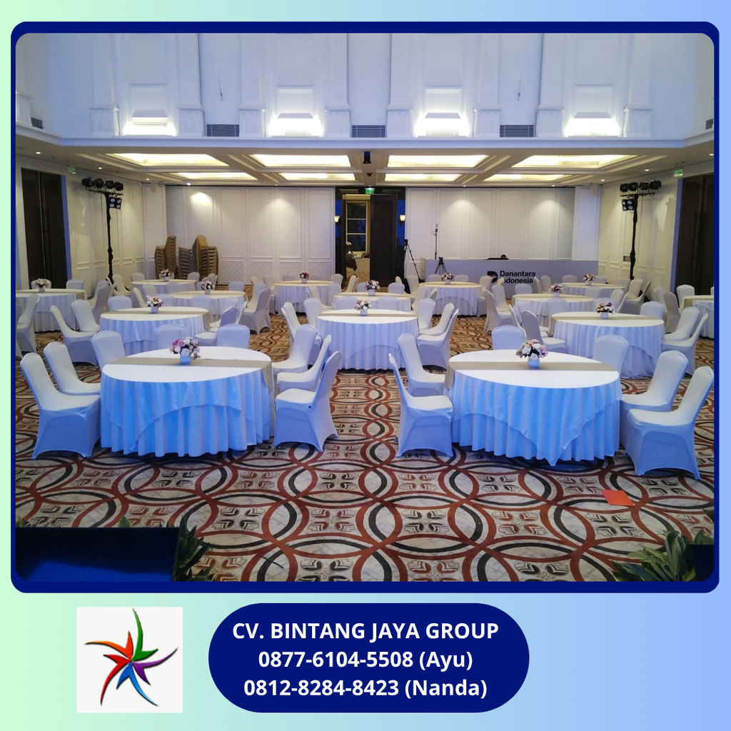 Sewa Meja,Kursi Dan Cover Event Danantara 0812-8284-8423