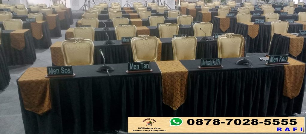 Rental Meja IBM Dan Kursi VIP Event Istana Merdeka Jakarta