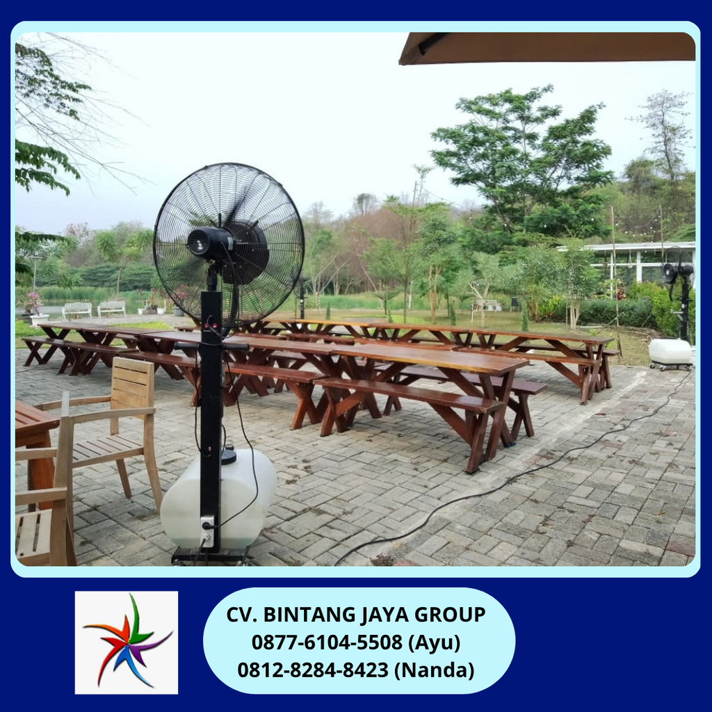 Rental Meja Taman Dan Kursi Taman Kayu Bekasi 0877-6104-5508