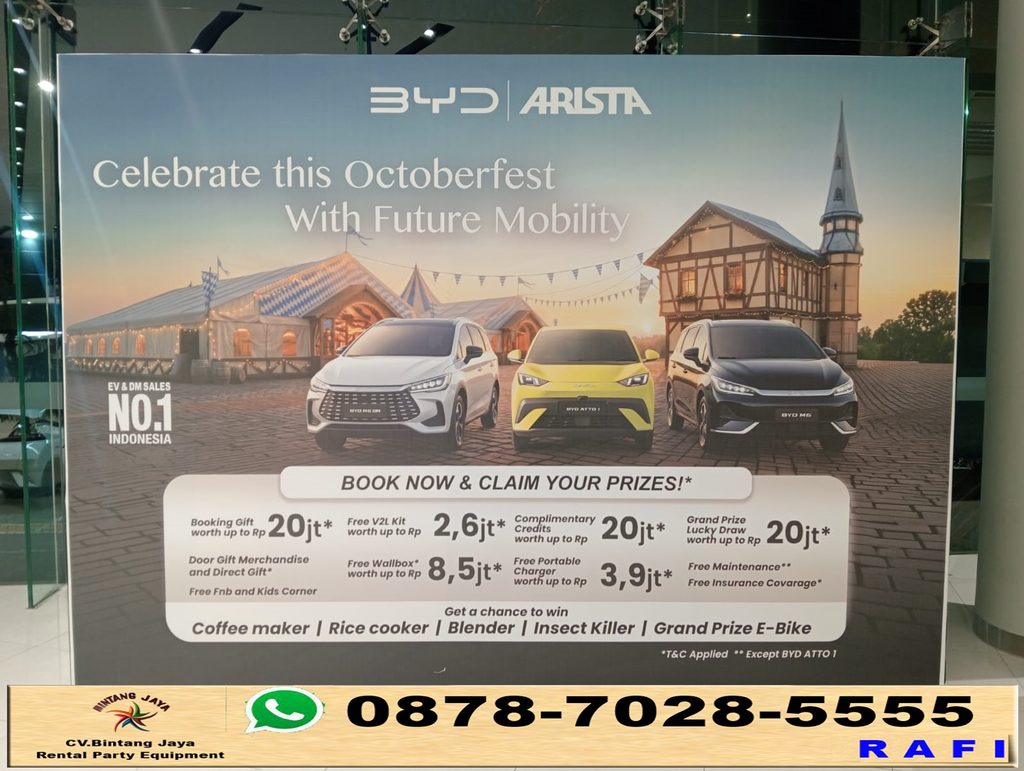 Rental Sewa Backdrop Event BYD Pondok Indah 0878-7028-5555