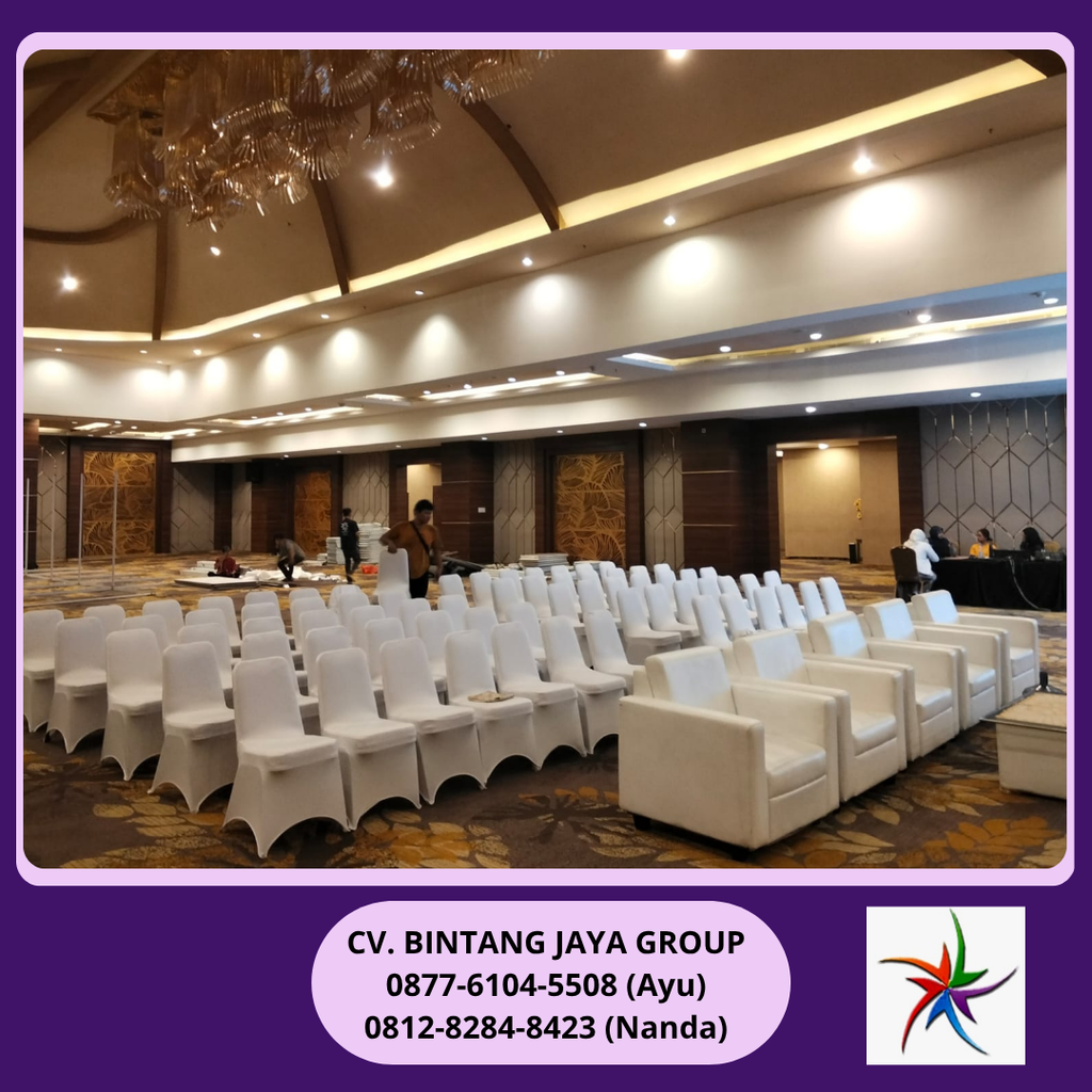 Rental Sofa Kotak Putih Minimalis Dan Kursi Bogor