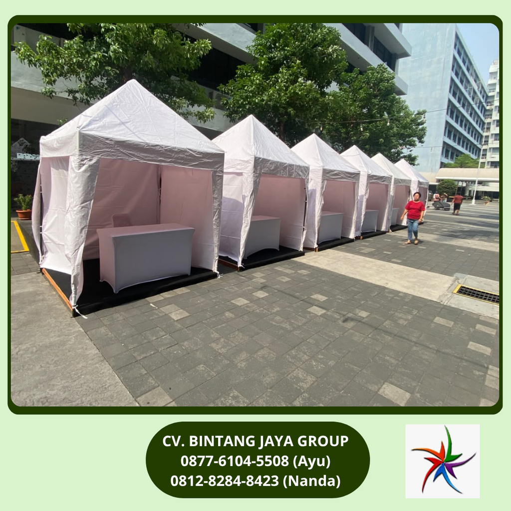 Rental Tenda Bazar Putih Jakarta Utara 0819-4713-6526